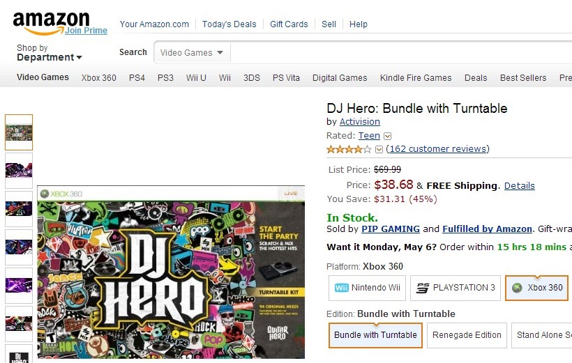 DJ Hero Bundle with Turntable-005