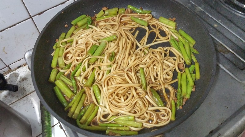 炒出香氣！就ok了！