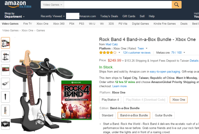 Rock Band 4 Band-in-a-Box Bundle - Xbox One