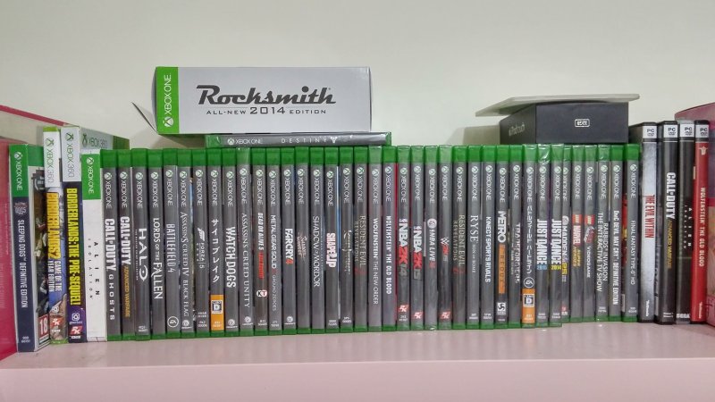 20150922的Xbox One實體片子紀錄