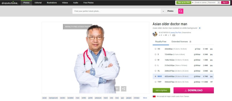 Asian Older Doctor Man Stock Photo - Image: 65749559