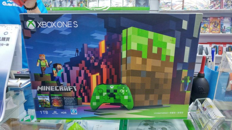 Xbox One S Minecraft 限量版主機