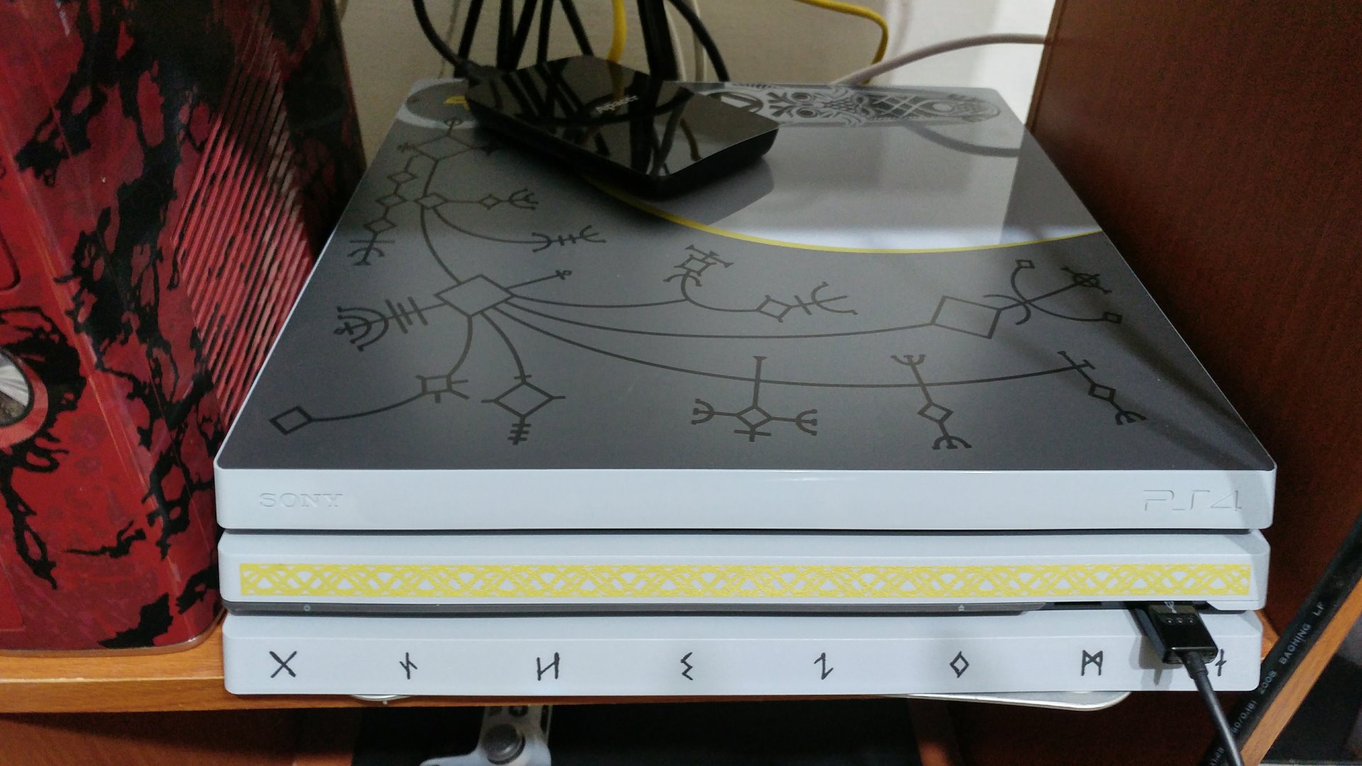 PlayStation 4 Pro 1TB Limited Edition Console - God of War Bundle