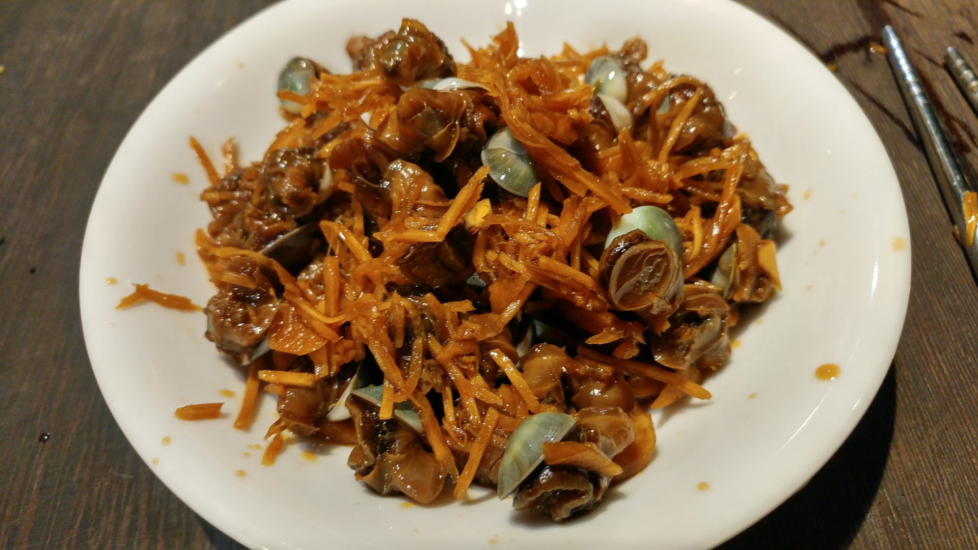 布袋港的珠螺膎