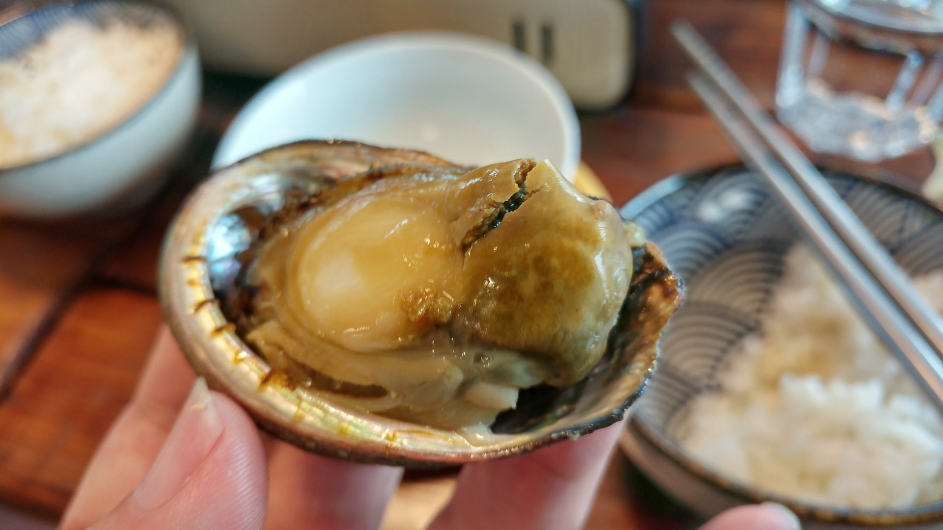 海大牧場 火烤鮑魚