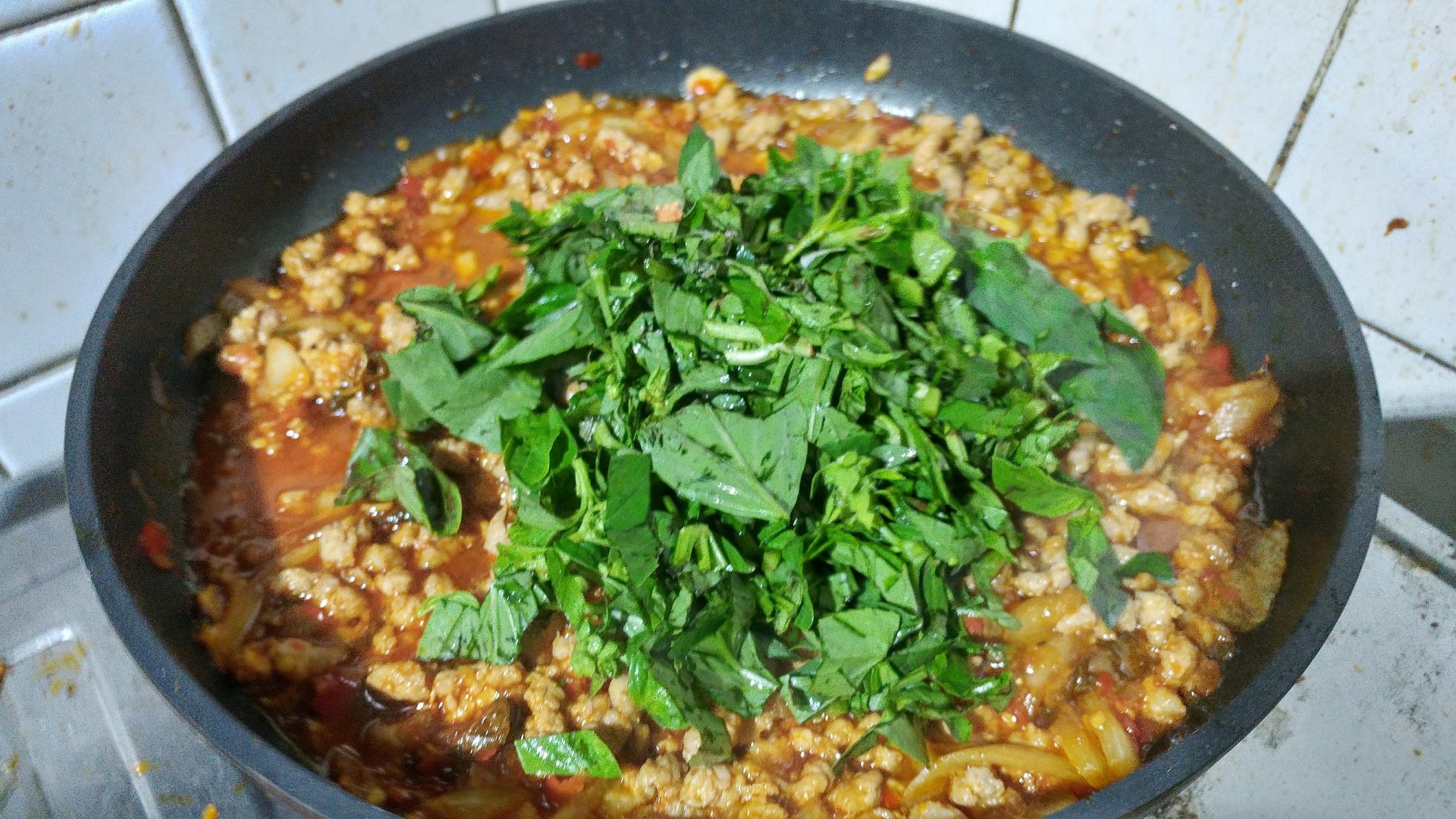 第二次煮打拋豬肉