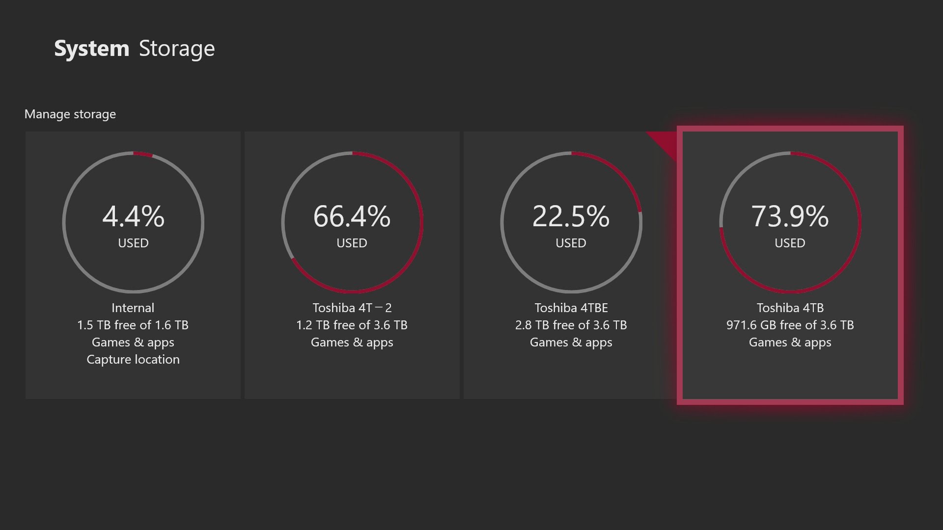 180109-2018年1月Xbox one 則是4TB*3