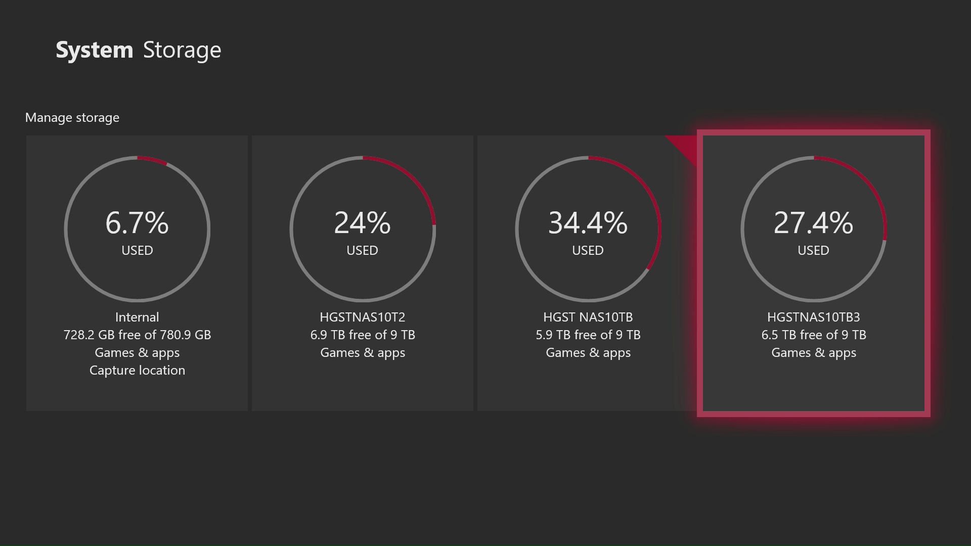 180501-Xbox one 則是升級到10TB*3