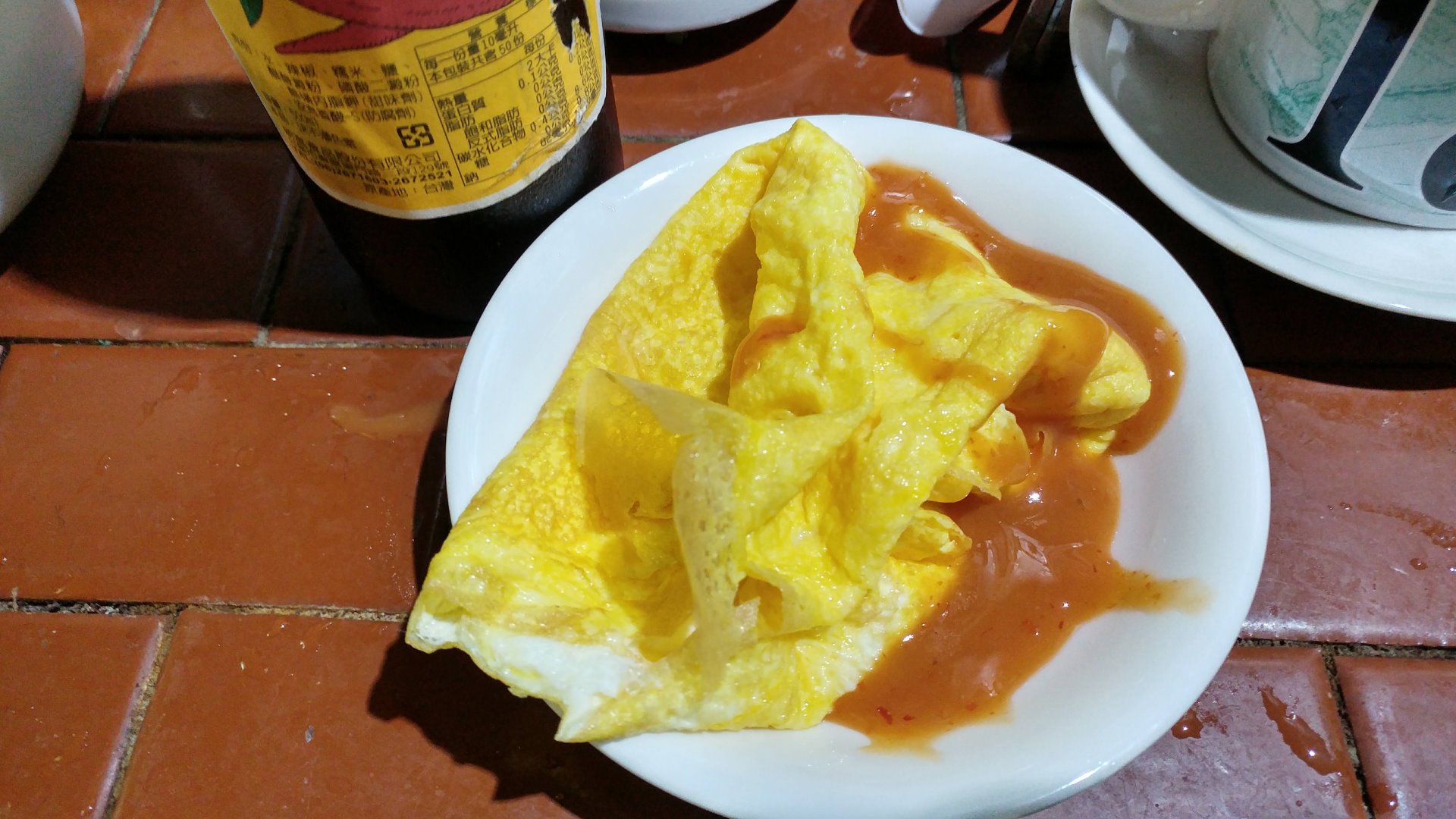 新高辣醬配煎蛋