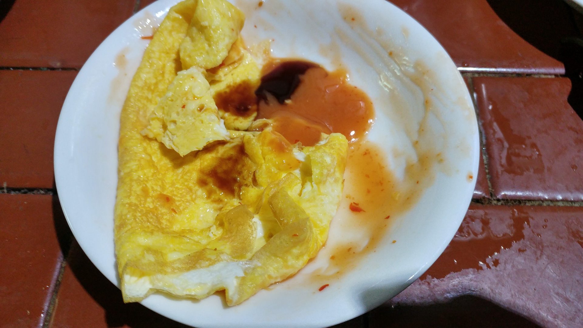 新高辣醬配煎蛋