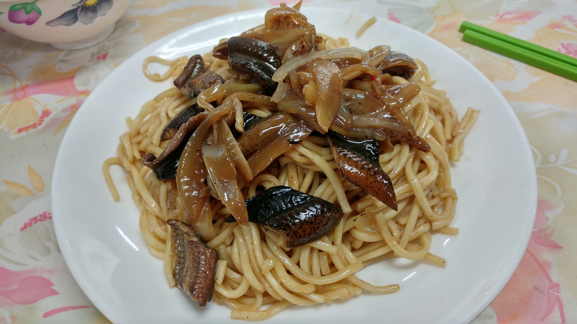 嘉義市的炒鱔魚麵