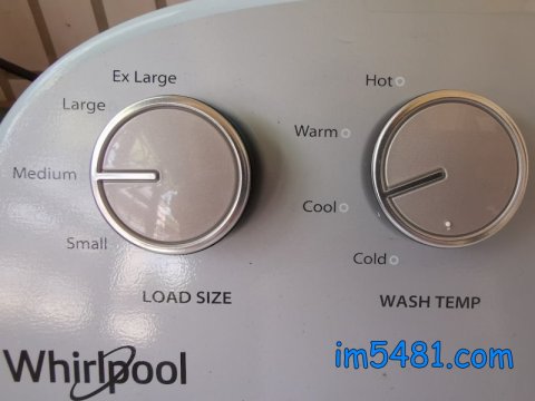 直立式洗衣機的水溫模式