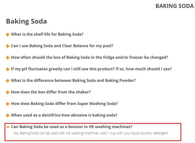 鐵鎚牌小蘇打建議加在洗衣機的建議用量為1 cup,卻沒有跟你的洗衣機使用水量做比較!