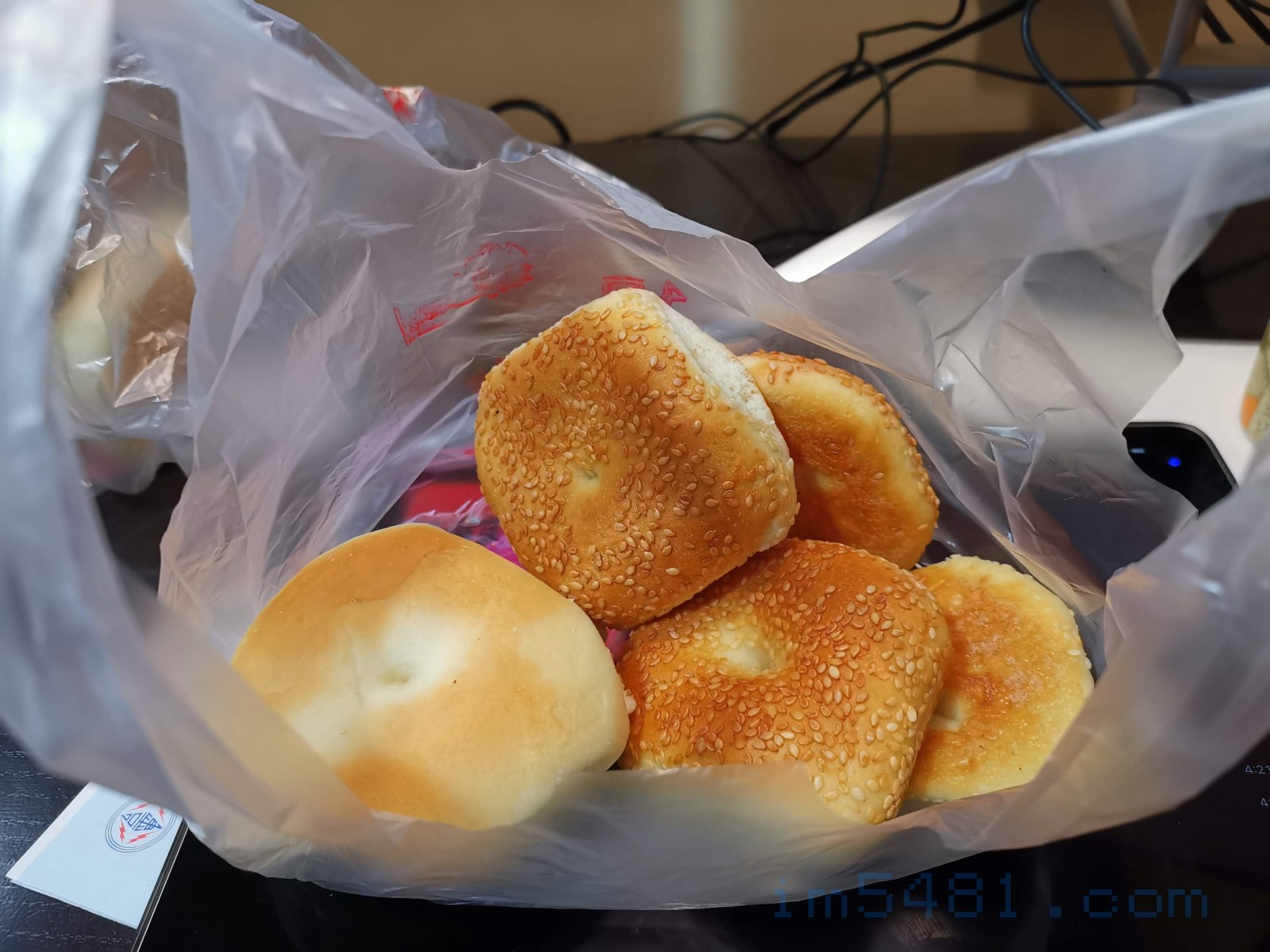 在家裡依然發出香味的鹹光餅跟甜光餅