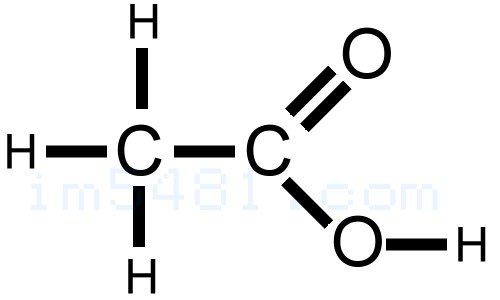 醋酸的化學架構