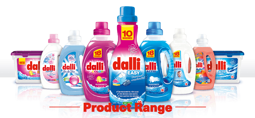 Dalli產品首頁就是EASY輕鬆洗. https://www.mydalli.de/en/products.htm