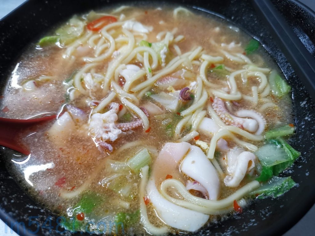 基隆內寮-透抽湯麵