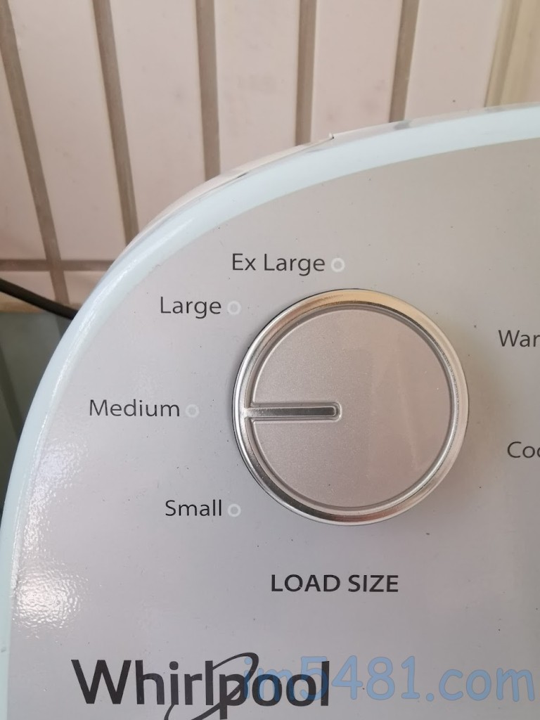 Whirlpool 惠而浦1CWTW4845EW直立式洗衣機 Load Size